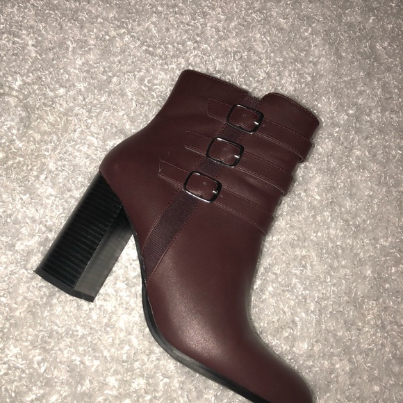 Maroon Booties - Picture 2 of 2